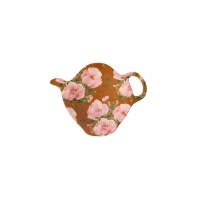 Rice teposeholder, Bon Vivant Prints, Brun med blomster