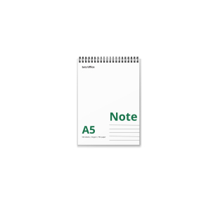 Spiralblok A5 Linjeret Top spiral 100 Ark 60g