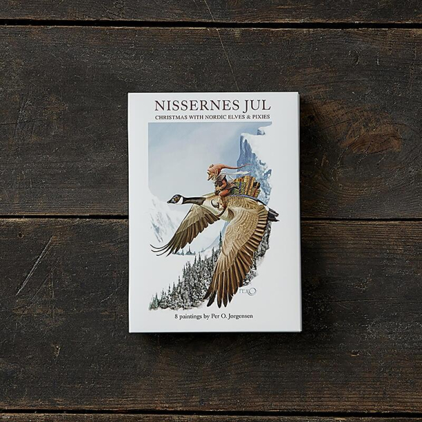 Koustrup kortmappe, NISSERNES JUL, 8 kort 