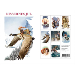 Koustrup kortmappe, NISSERNES JUL, 8 kort 
