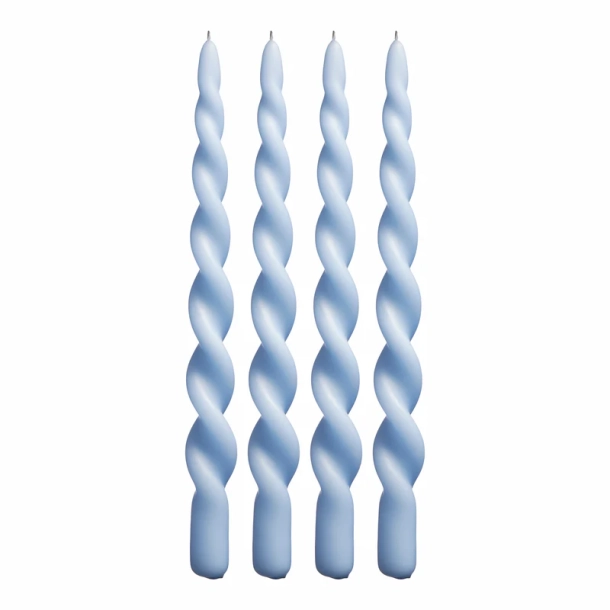 Paia Copenhagen Snoede lys, 4 stk., Sky Bl�