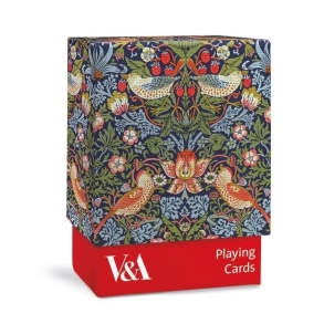 Spillekort, V&A, Strawberry Thief, William Morris