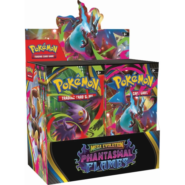 Pokmon TCG: Mega Evolution Phantasmal Flames - Booster, 10 kort