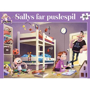 Sallys far puslespil, 160 brikker