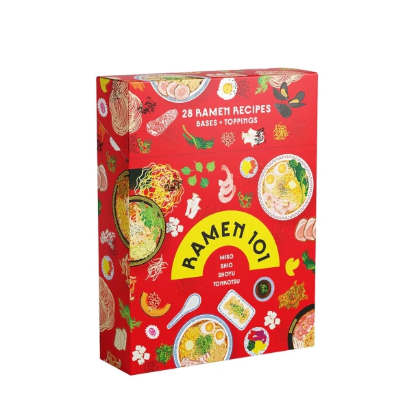 Ramen 1O1 (opskrift kort med 28 forskellige ramen retter)