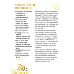 Pasta 1O1 (opskrift kort med 35 forskellige pastaretter)