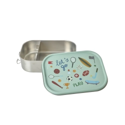 Rice, Stor Rustfri Stl Madkasse, Lys Grn, Sports Print 