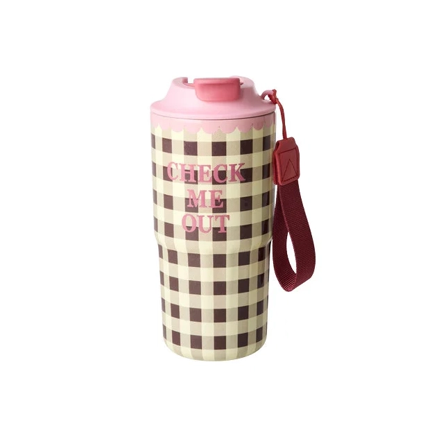 Rice, Stor Rustfri St�l Termokop, 550ml, "Check me out�