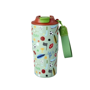 Rice, Stor Rustfri St�l Termokop, 550ml, Gr�n - Sports print