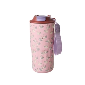 Rice, Stor Rustfri St�l Termokop, 550ml, Swan in Paris print