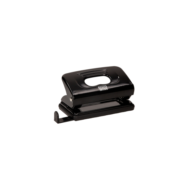 Hulmaskine, 2 huller til 10 ark, sort