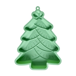 Rice, Juletr Silikone Bageform, Grn