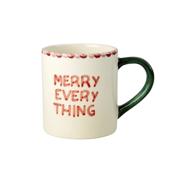 Rice, Keramik Krus, MERRY EVERYTHING, h�ndmalet