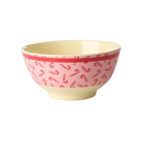 Rice Mellem Sk�l - Pink - Candy Cane