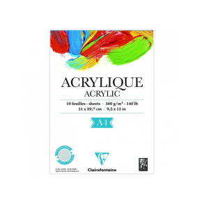 Acrylique tegneblok, A4