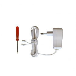 Adapter 500mA til 8 og 13cm adventsstjerne, hvid (til 4 med LED)