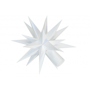 Adventsstjerne RESERVEDEL til juletrskden hvid, 13cm