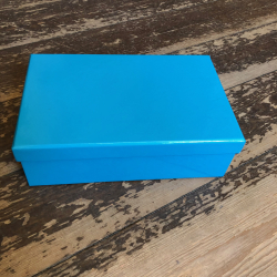 sker, ensfarvet, turkis, 7 strrelser