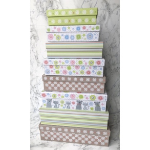 sker i serie med lyse farver, 8 strrelser