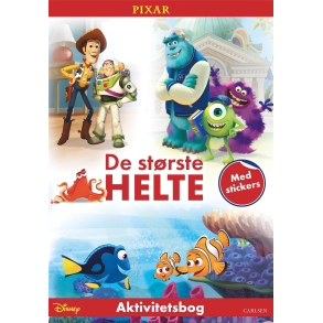 Aktivitetsbog - De strste helte m. stickers