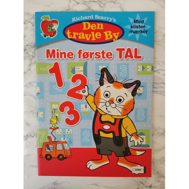 Aktivitetsbog - Den travle by, Mine frste tal m. klistermrker