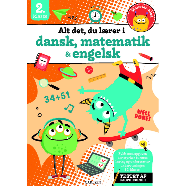 Alt det, du l�rer i dansk, matematik &amp; engelsk - 2. klasse