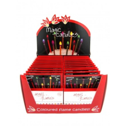 Angel flames, Fdselsdagslys med farvede flammer