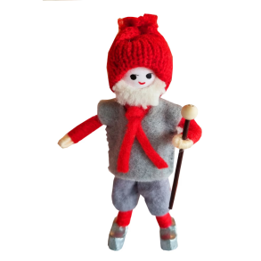 Anne Beate Nissefar med slips og stok, 2022