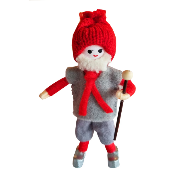 Anne Beate Nissefar med slips og stok, 2022