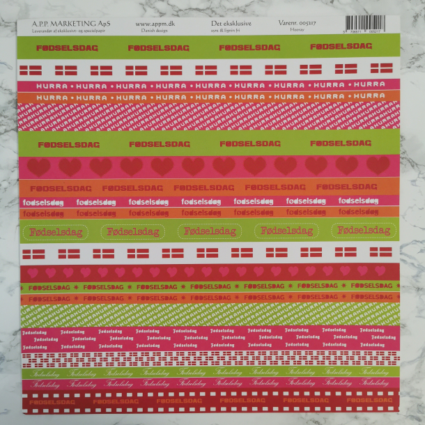 A.P.P Marketing - Scrapbooking, fdselsdag 