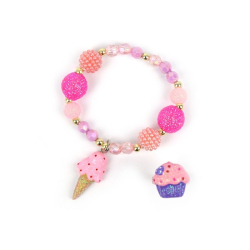 Armbnd og ring til brn, ananas eller is