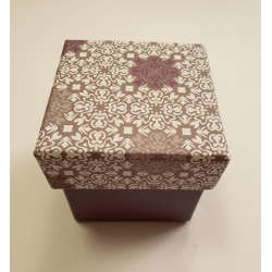 Artebene ske, lilla med mnster