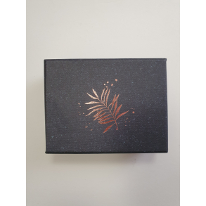 Artebene ske, mrkebl med kobber blad