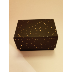 Artebene ske, sort med guld