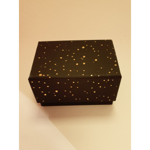 Artebene ske, sort med guld