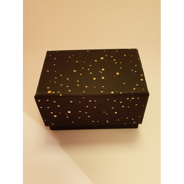 Artebene ske, sort med guld