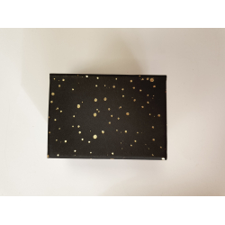 Artebene ske, sort med guld