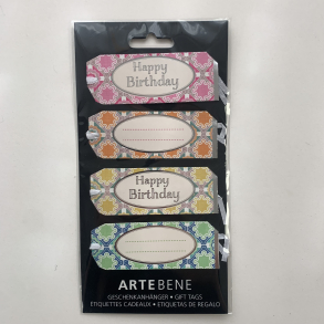 Artebene gavemrker, Happy Birthday