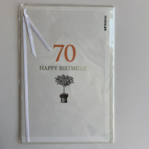 Artebene kort -Happy birthday, 70