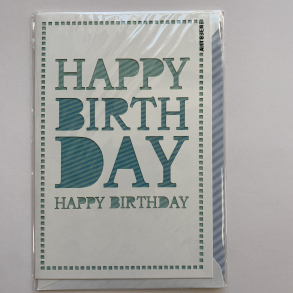 Artebene kort -Happy birthday, Stribes