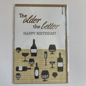 Artebene kort -Happy birthday, The older the better