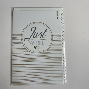 Artebene kort, Just Married, Guld