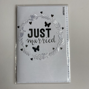 Artebene kort, Just Married -krans
