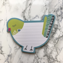 Artebene Magnetisk notesblok, Fugl