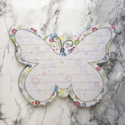 Artebene Magnetisk notesblok, Sommerfugl