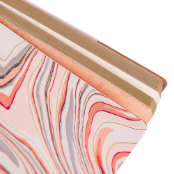 Artebene Majoie Notesbog A5, Liquid Rose Orange