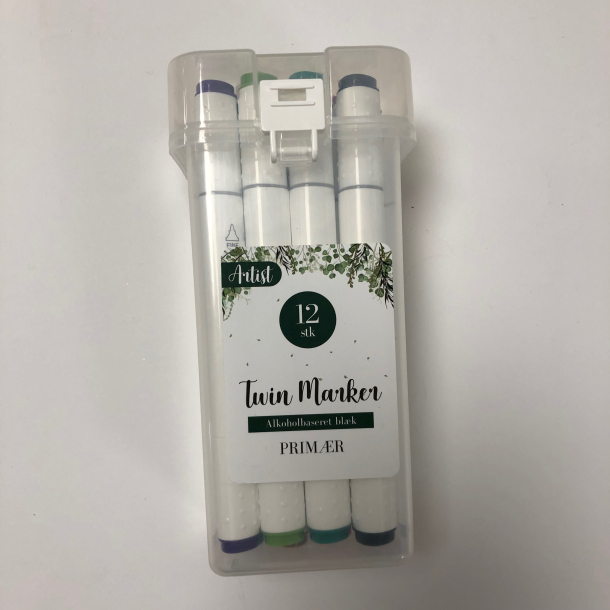 Artist Twin markers, 12 stk., Primr