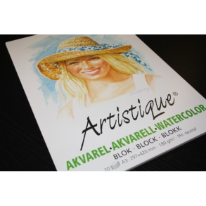 Artistique akvarel blok, A3