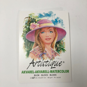 Artistique akvarel blok, A4
