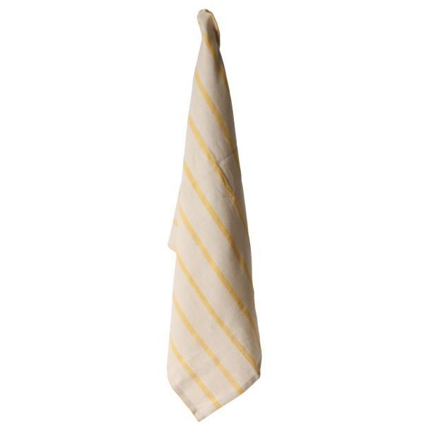 Au Maison Viskestykker, Stripe, sand/yellow, 50x70 cm, 2 stk.